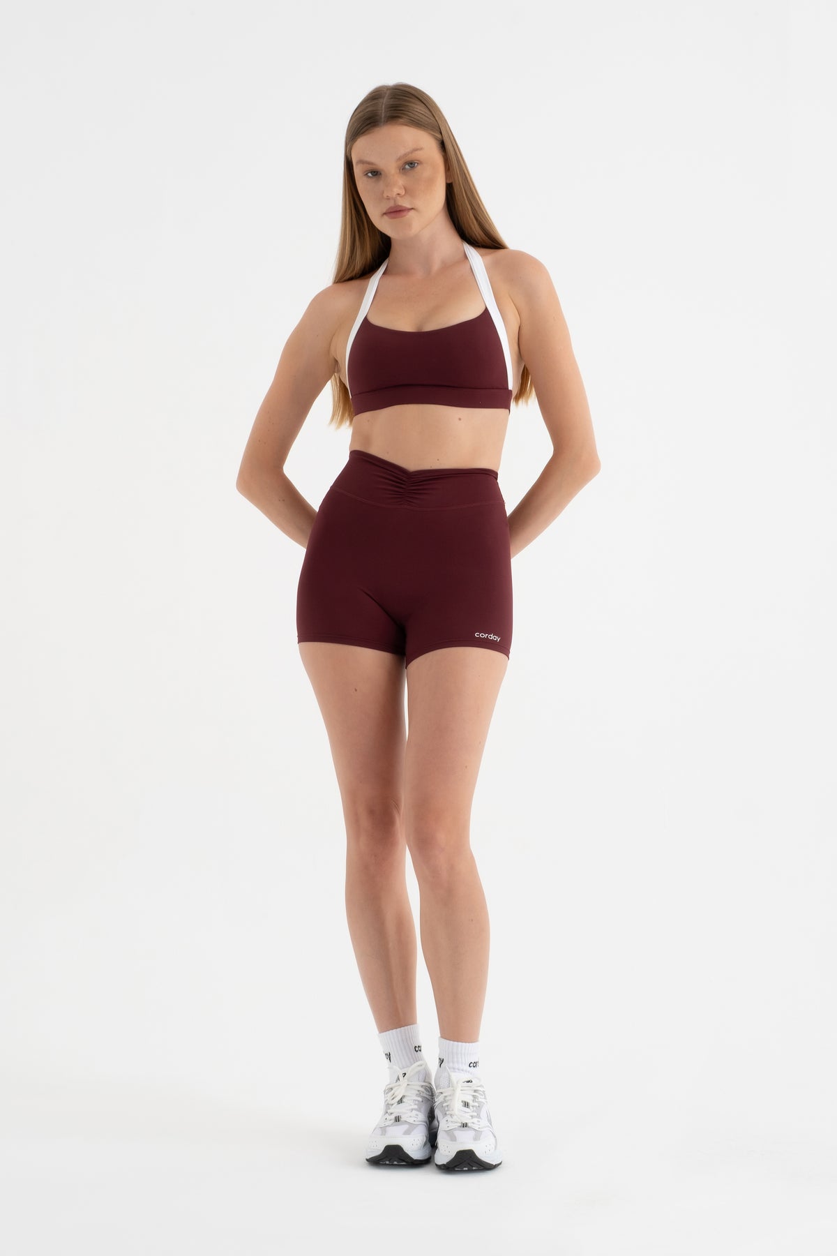 CORDAY DYNAMIC Burgundy Şort - ön görünüm