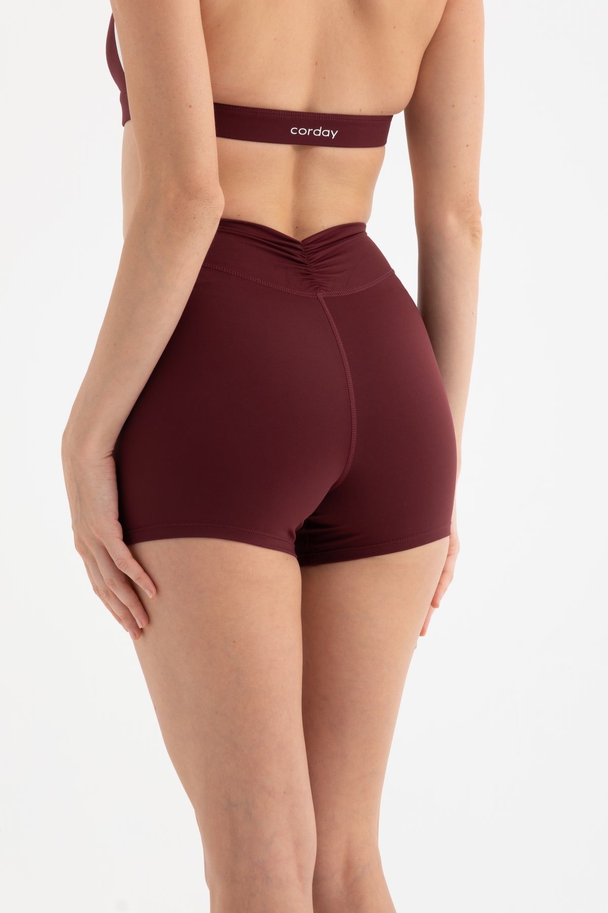 CORDAY DYNAMIC Burgundy Şort - kombin görünümü