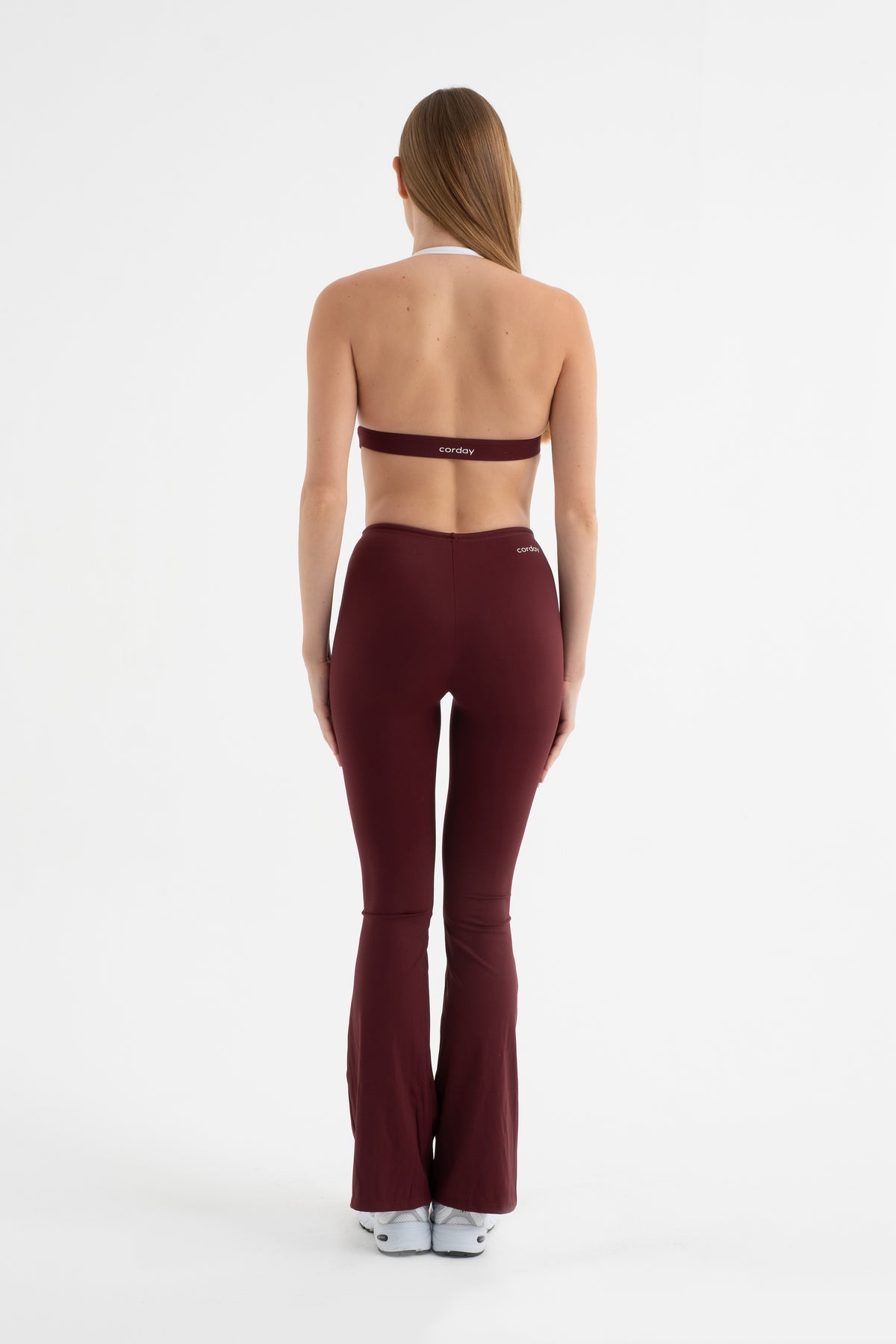 CORDAY DYNAMIC Burgundy Flare Pantolon - detay görünümü