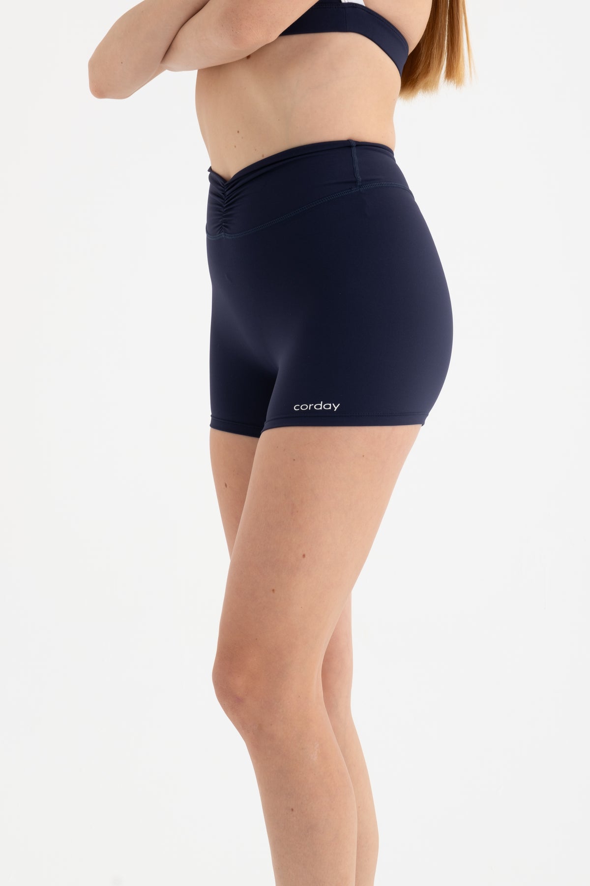 CORDAY DYNAMIC Navy Şort - kumaş detayı
