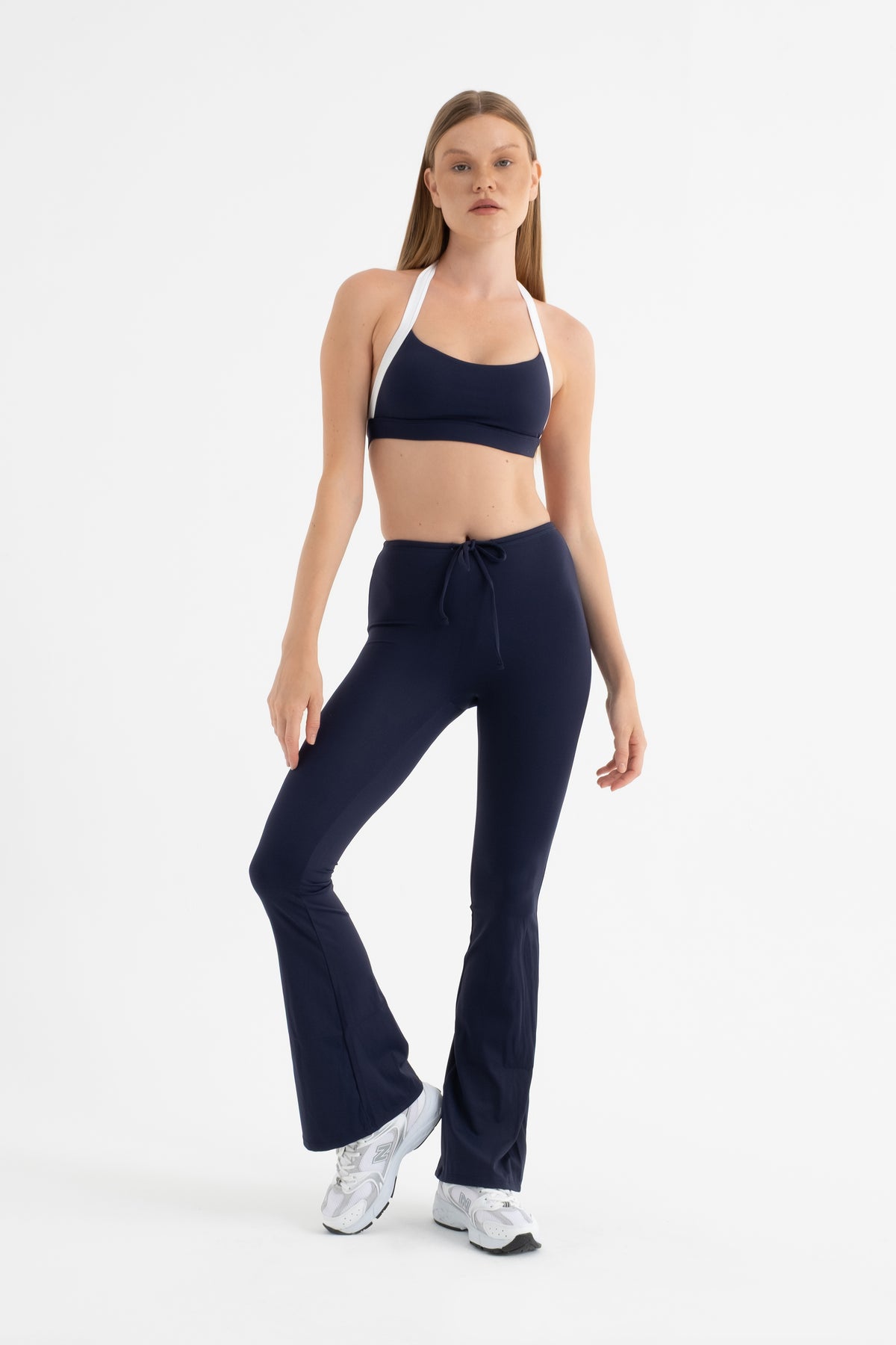 CORDAY DYNAMIC Navy Flare Pantolon - kumaş detayı