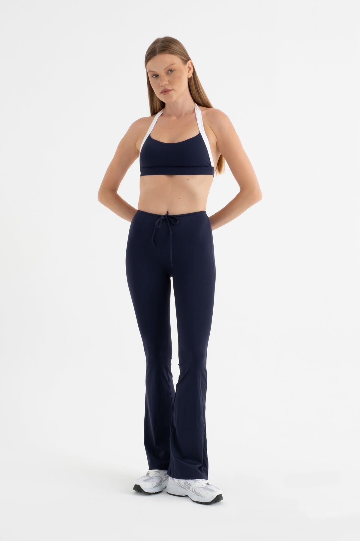 CORDAY DYNAMIC Navy Flare Pantolon - arka görünüm
