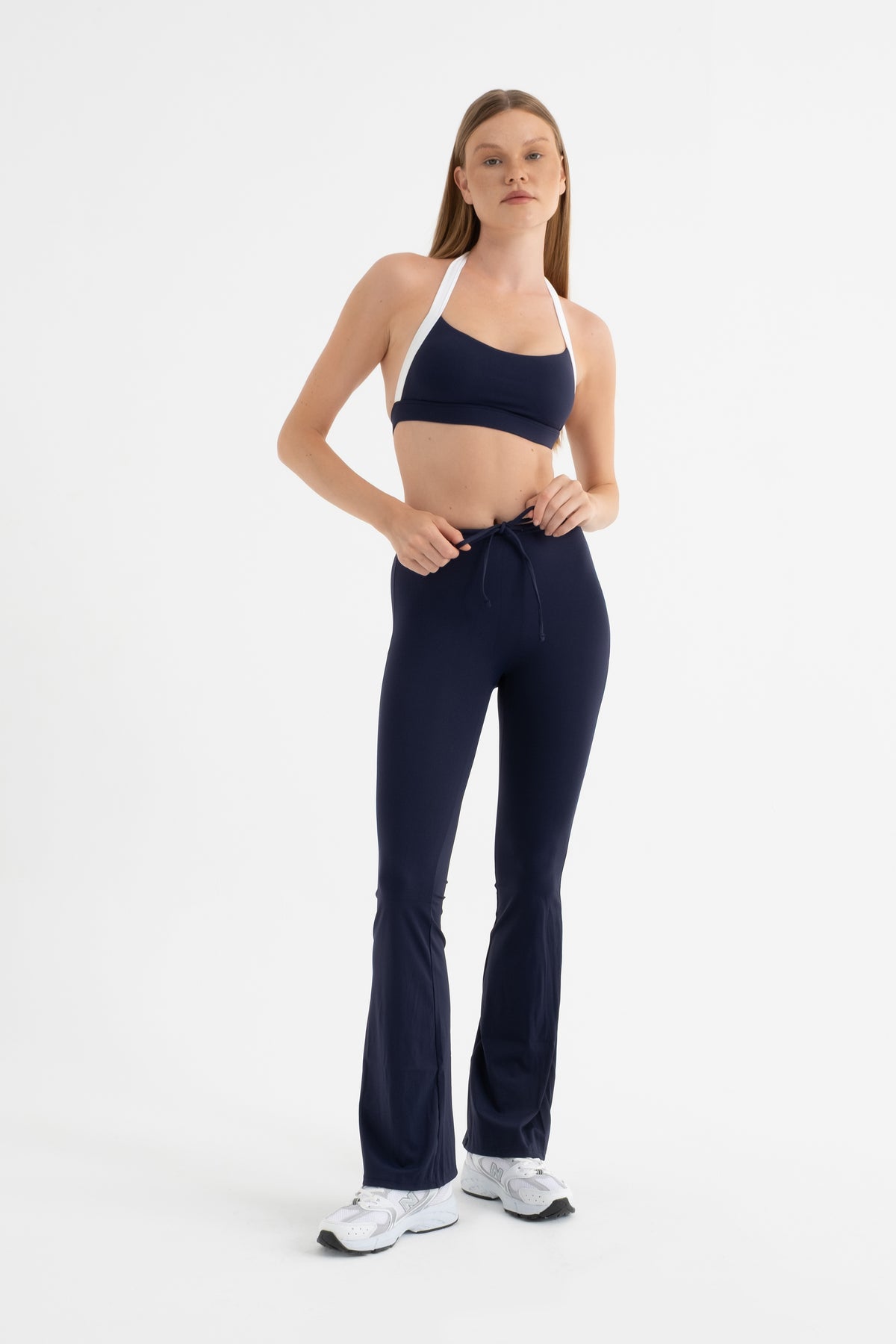 CORDAY DYNAMIC Navy Flare Pantolon - ön görünüm