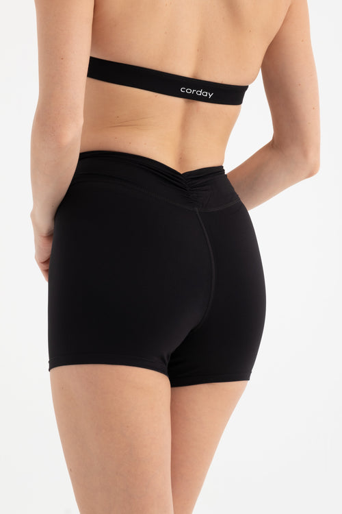 CORDAY DYNAMIC Black Bra+Şort Seti - şort kombin görünümü