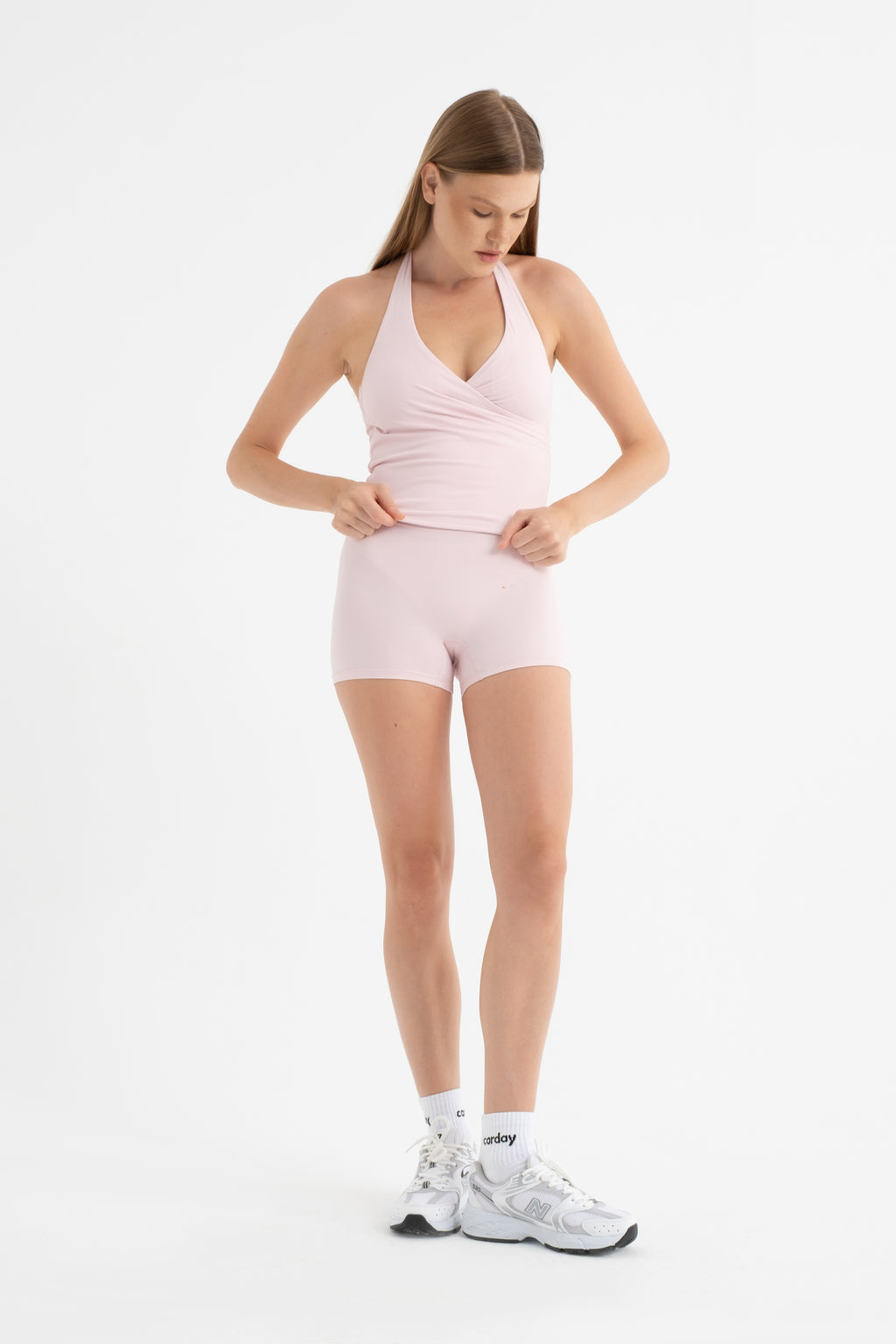 CORDAY ORIGIN BLUSH toz pembe spor büstiyer - arka görünüm