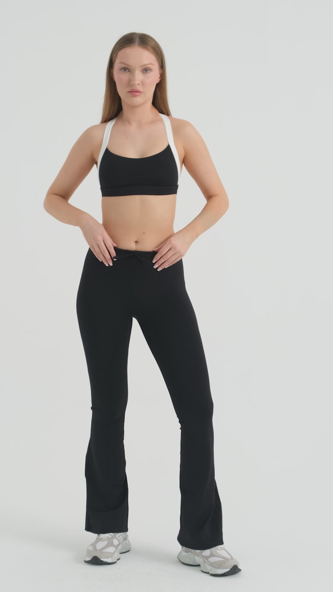 DYNAMIC BLACK FLARE PANTOLON